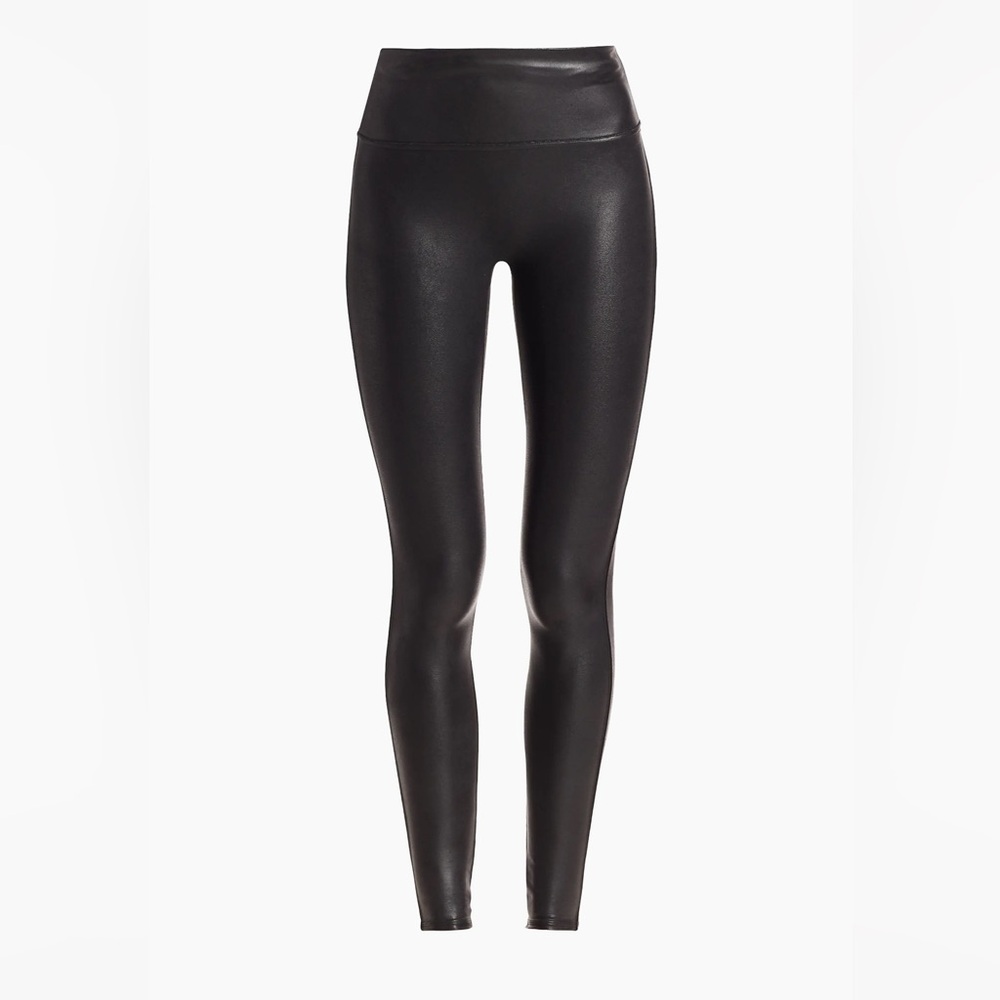 Spanx Faux Leather Leggings, Size XL
